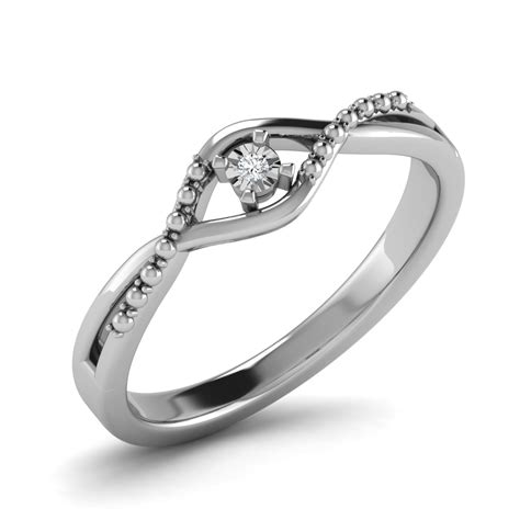 Buy CaratLane .925 Sterling Silver and Diamond Ring at Amazon.in