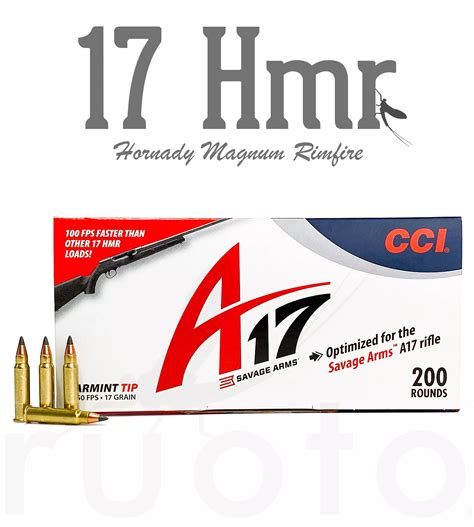 CCI A17 Varmint Tip .17 HMR 1,1g 200pcs Pienoiskiväärin patruuna .17 ...