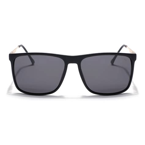 Wayfarer Polarized Sunglasses (Black Lens | Matt Black Frame - PMG5050