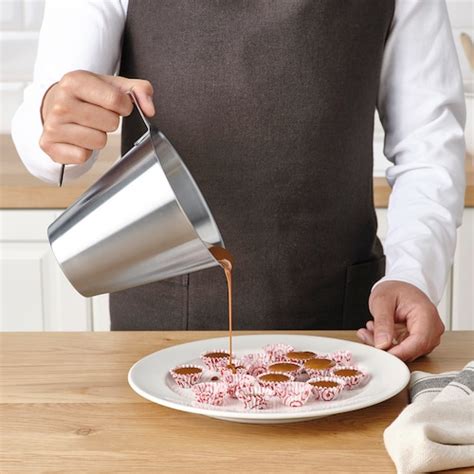 IDEALISK jug, graduated/stainless steel, 1 l (34 oz) - IKEA
