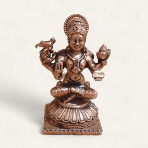 Copper Shri Sarda devi Idol Decorative Showpiece - 4.5 cm Price in ...