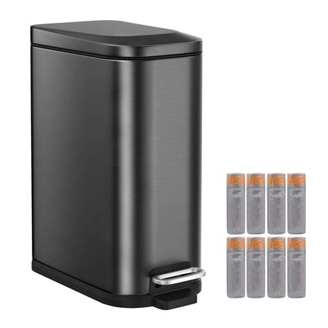 BETHEBEST 4 Gallon Black Bathroom Trash Can with India | Ubuy