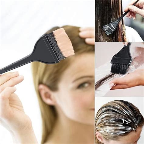 Black Hair Dye Brush Set with Mixing Bowl - 3 Piece Hair Coloring Kit ...