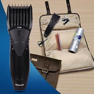 Panasonic ER-207-WK-44B Men's Beard and Hair Trimmer (Black) : Amazon ...