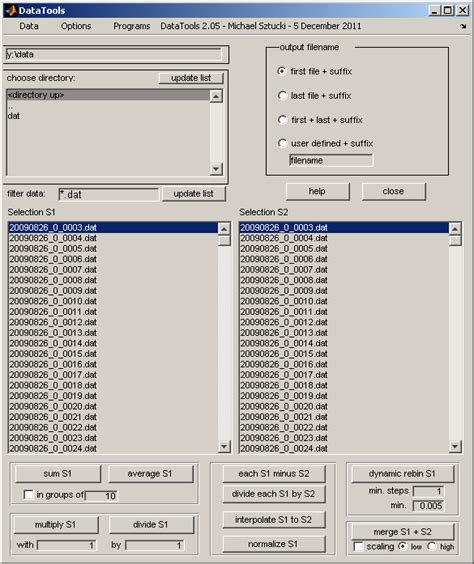 Data Tool S4 的图像结果
