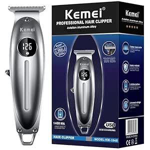 KEMEI KM-1948 Wholesale Full Metal Professional Barber Clippers Hair ...