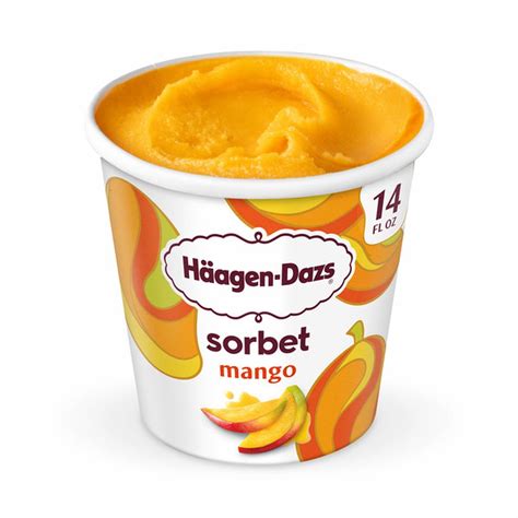 Haagen-Dazs Mango Sorbet (14 fl oz) Delivery or Pickup Near Me - Instacart