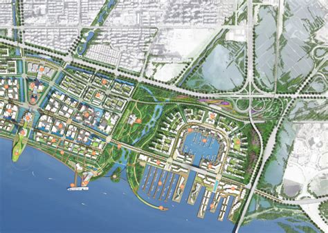汕头市珠港新城城市设计及开放空间景观概念性设计方案高清jpg文本[原创]