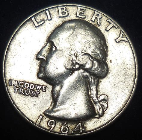 1964-P Silver Quarter Dollar Quality Coin - For Sale, Buy Now Online ...