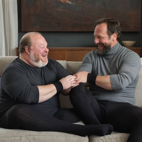 Chubby Men Tickling in Living Room | Stable Diffusion Online