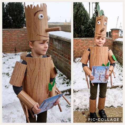 Pin by Ana Cardona on Luca’s craft ideas | Stick man costume, Book ...
