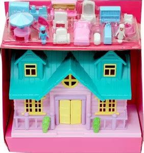 Tricolor House Play Set Doll House Set Multicolor - House Play Set Doll ...