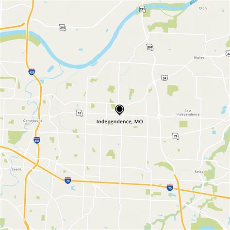 Independence Mo City Map