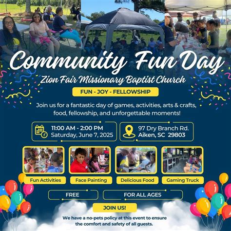 Community Fun Day, 97 Dry Branch Road, Aiken, SC, United States, South ...