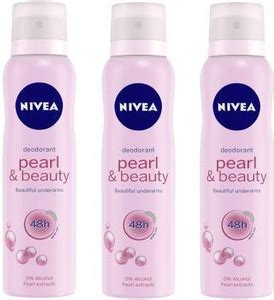 NIVEA Pearl & Beauty Deodorant Spray Body Spray - For Men & Women ...
