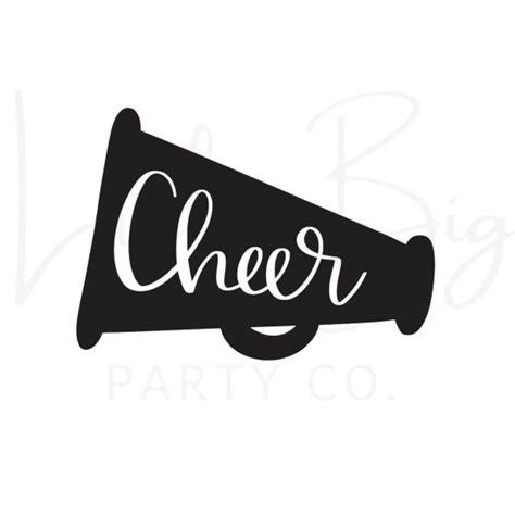 Cheerleader Bullhorn Clipart