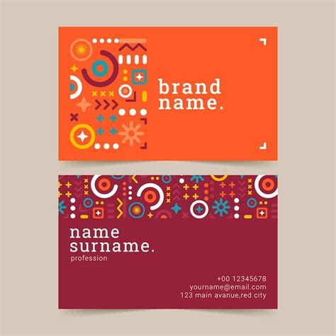 Business Card Design Vector 的图像结果