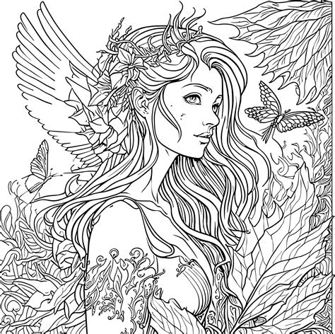 Queen Coloring Pages For Adults Fairies