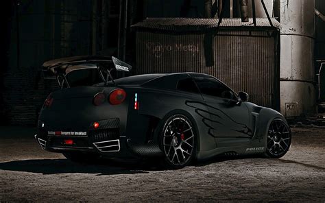 Black Nissan GTR Wallpapers - Top Free Black Nissan GTR Backgrounds ...