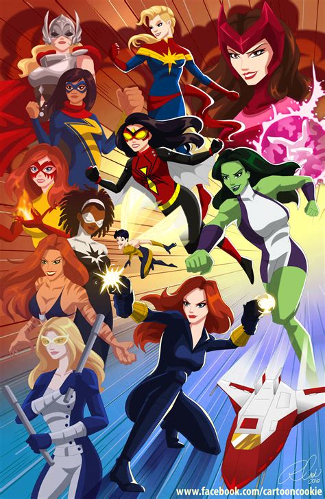 A.R.C.H.I.V.E. | Marvel superheroes art, Female avengers, Avengers ...