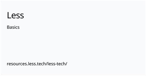 Image result for Basics for Less
