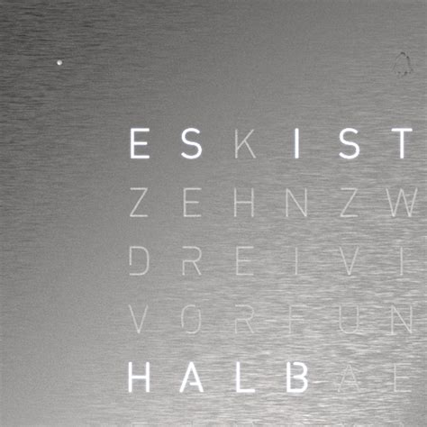 QLOCKTWO EARTH 13.5 FULL METAL - TOUCH | QLOCKTWO