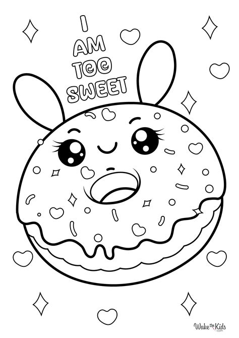 Donuts Coloring Pages Doughnuts Coloring Pages [2025]
