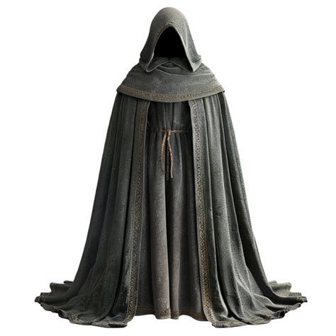 Gothic Hooded Cloak Transparent Background. 48880631 PNG