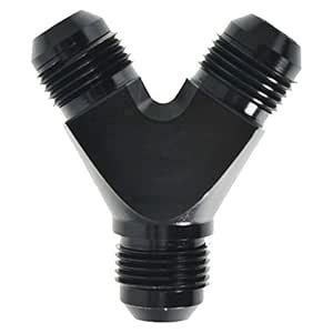WFLNHB Y Fuel Block Fitting Junction Coupler Adapter Black : Amazon.in ...