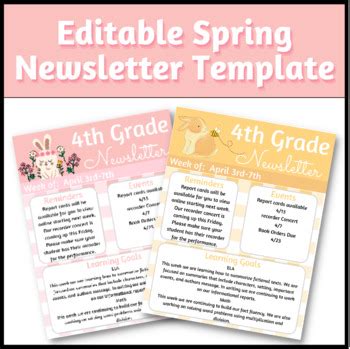 Rezultat imagine pentru Spring Newsletter Template