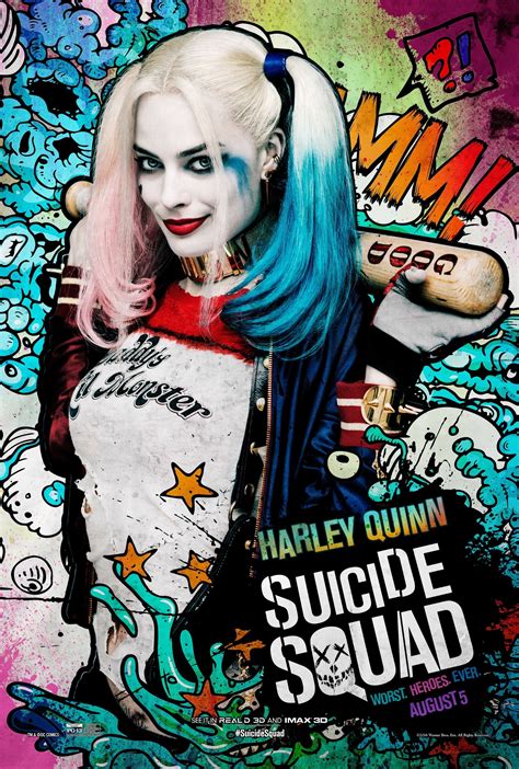 Margot Robbie, Film posters, DC Comics, Harley Quinn, movie poster, pop ...