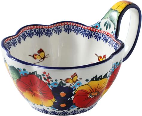 Amazon.com | ALMA 2024 Updated Handpainted Ceramic Soup Bowls,30oz ...
