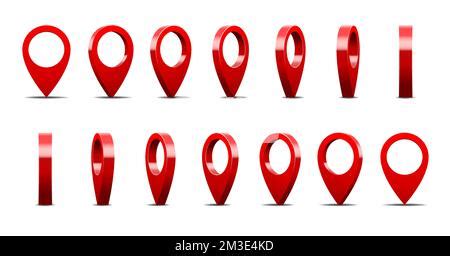 3D Pin On Map Animation Rotating 的图像结果