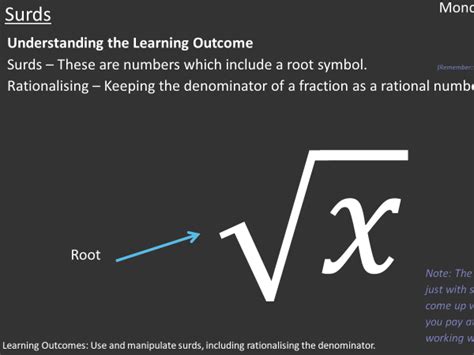 Image result for Surds Math a Level Notes