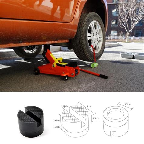 Cheap Floor Slotted Car Rubber Jack Pad Frame Protector Adapter Jacking ...