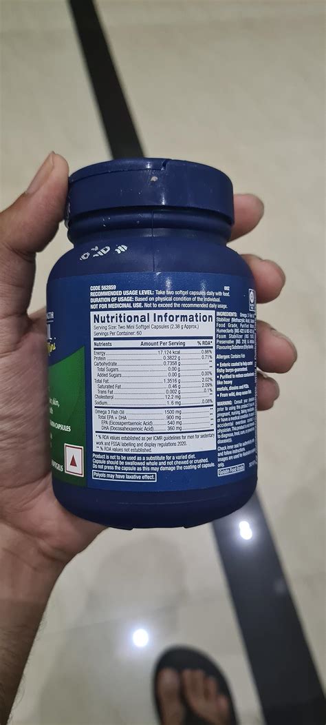 GNC Triple Strength Fish Oil Mini Omega 3 Capsules for Men & Women ...