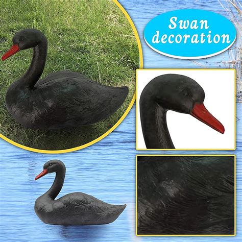 NVPPXV Handmade BlackWhite Swan Ornament for Pool Garden India | Ubuy