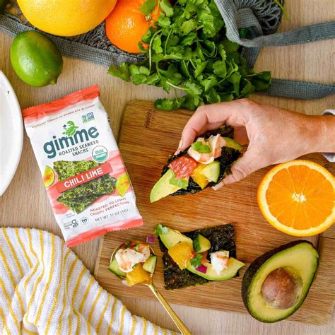 gimme Roasted Seaweed Snack Packs - Chili Lime - Shop Chips at H-E-B