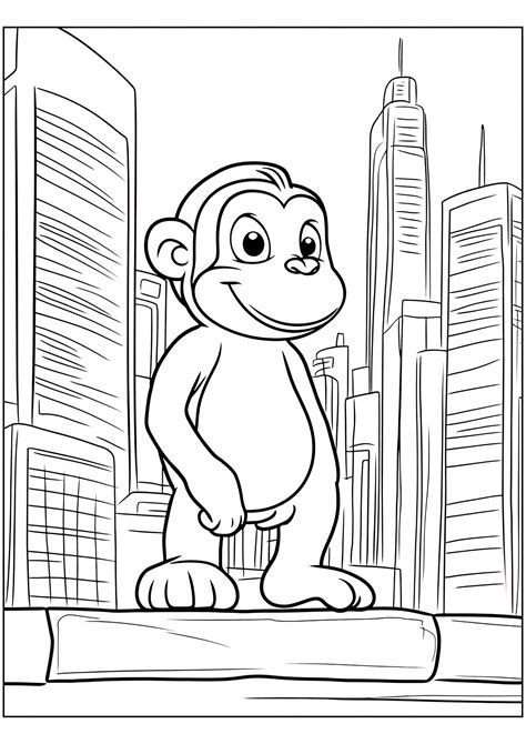 Curious George No Noggin Coloring Pages [2025]