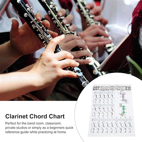Eujgoov Clarinet Fingering Chart Clarinet Finger India | Ubuy