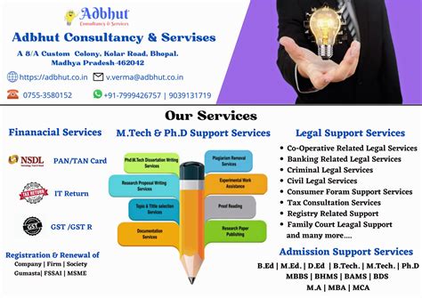 Adbhut Consultancy & Services | M.Tech/PhD Thesis Writing Services ...