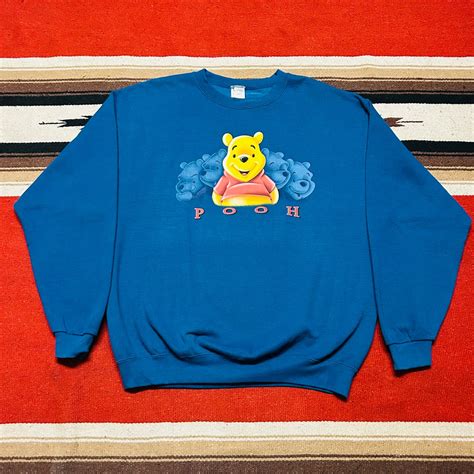 90s USA製 " Winnie the POOH " Character Sweat size XL | DESERTSNOW