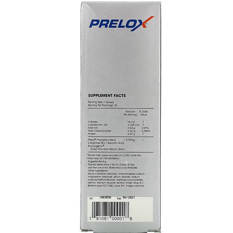Prelox Male Food Supplement, 60 Tablets Online : ClickOnCare.com