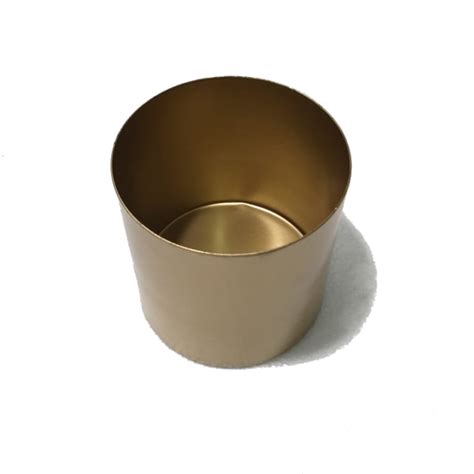 "Sunshine in a Pot" Table Top Planter with Detachable Pot in Gold