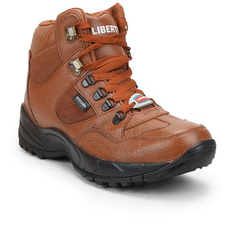 Buy Freedom By Liberty Mens SHAURYA Defence Lacing Tan Trekking Boots