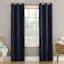 Talita Navy Room Darkening Grommet Curtain Panel, 84"