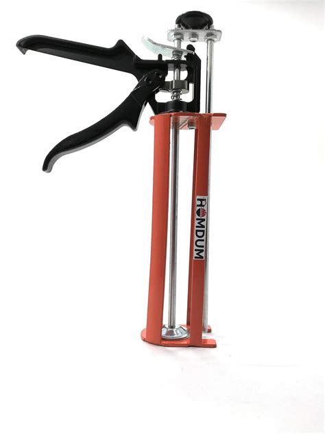 Homdum 9" Red Steel Heavy Duty Caulking Gun : Amazon.in: Industrial ...
