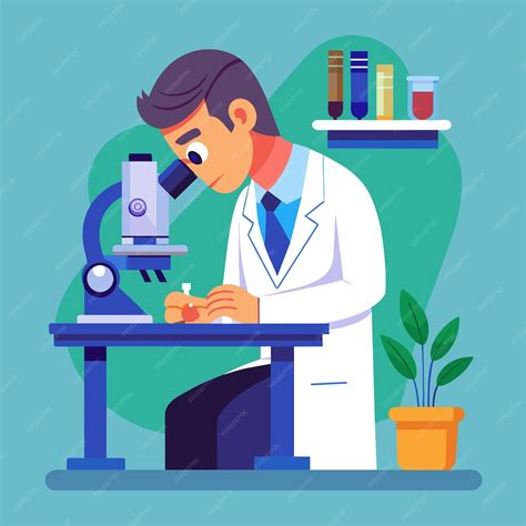 Premium Vector | Pathologist Vector Illustration Flat Style Medical ...
