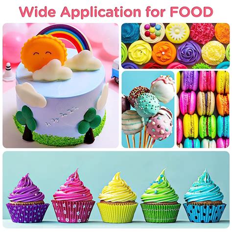 Buy 12 Color Food Coloring Set - Nomeca Vibrant Liquid Food Colors ...