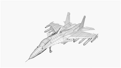 Chinese J15 Flying Shark Fighter Jet 3D Model - TurboSquid 1974285